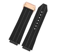 HEPUP Uhrenarmband für Hublot Big Bang Silikon 25 x 19 mm Wasserdicht Herren Uhrenarmband Kette Uhrenzubehör Gummi Uhrenarmband, 25-19mm, Achat