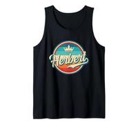 Herbert Retro personalisierter Name Vintage Vorname Herbert Tank Top