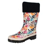 Beck Damen Kurzgummistiefel HERBST multicolor 38