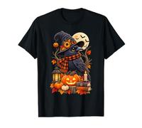 Herbst Rabe Krähe Hexe Jack O Laterne Halloween Preisgünstiges Grafik-T-Shirt