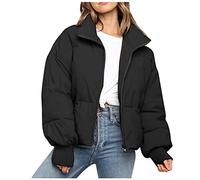 Herbstjacke Daunenjacke Damen Mädchen - Puffer Kurze Shiny Steppjacke Ultraleicht Warm Steppjacke Winterjacke Daunenjacke Leicht Winterjacken Kurz Teenager Damenjacken Autumn Jacket Women S-XXL