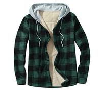 Herbstjacke Herren mit Kapuze, Fleecejacke Langarm Kapuzenjacke Warme Fleece Jacke Winter Herren Winterjacke Gefüttert Herrenjacke Outdoor Fleecejacken Elegant Übergangsjacke Basic Outdoorjacke