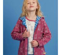 Herbstjacke leicht gefüttert Eule altrosa 74/80