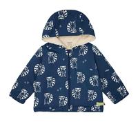 Herbstjacke Plüsch gefüttert Waschbär marine 86/92