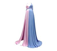 Herbstliches Umstandskleid Umstandskleid für Damen, Umstandskleid, ärmellos, Langer Rock, Fotokleid, lässiges Umstandskleid, Swingkleid, Fliegendes Kleid für Fotoshooting-Frauen (Pink, XL)