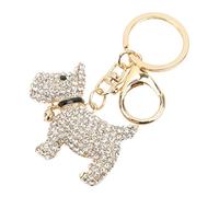 HERCHR Süßer Welpe, Strass-Schlüsselanhänger, kleiner Hund, Tier-Charm, Auto-Anhänger, Schlüsselanhänger, Schlüsselanhänger, Auto-Taschen-Charm, Hundemarke, Ketten für Taschen, Rucksäcke, dekorativ