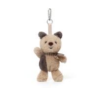 Herfair Schlüsselanhänger Kuscheltier, Klein Hund Plüschtier Anhänger, Waldtiere Thema, Stofftier Welpe Anhänger für Rucksack Schulranzen