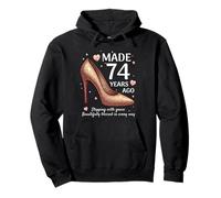 Hergestellt vor 74 Jahren High Heels 74-jährige Frauen zum 74. Geburtstag Pullover Hoodie