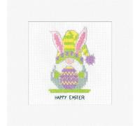 Heritage Crafts Kreuzstich Stickpackung Zählstoff Grußkarte Gonk Osterhase (A) Zählmuster