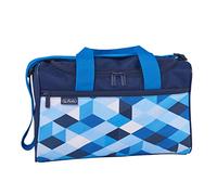 herlitz Sporttasche "Blue Cubes", aus Polyester Maße: (B)350 x (T)160 x (H)235 mm, im eckigen Format, - 1 Stück (50021918)