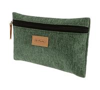 herlitz Schlamper-Etui flach GREENline, grün meliert
