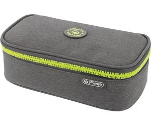 Herlitz beatBox ABC Weiches Federmäppchen Polyester Grau - Gelb (50046485)