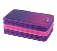 Herlitz Etui TriCase 31teilig befüllt, Dip Dye Pink/Purple, 1 Stück