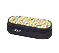 Herlitz Faulenzer Etui Federmäppchen, 22 cm, Smiley World Rainbow Faces