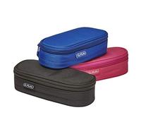 herlitz Schlamper-Rolle Etui, aus Nylon Klappe an Deckelklappe innen, Reissverschlusstasche (10515534)