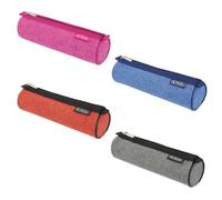 Herlitz Kulturtasche Faulenzer – rund, Bicolor, Reißverschluss – 4 Farben (sortiert)