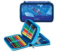 herlitz Federmäppchen befüllt Cosmic Explorer blau 23-teilig, 19,3 x 5,0 cm St.