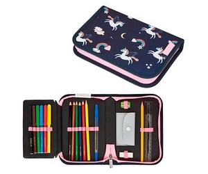 herlitz Federmäppchen befüllt Dreamy Unicorn Motiv 19-teilig, 20,5 x 14,0 cm St.