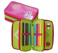 herlitz 50038770 31-teiliges TriCase, Bloomy Horse, 1 Stück