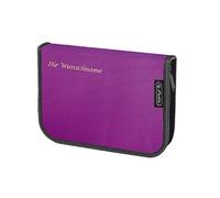 Herlitz Federtasche mit Gravur / Federmappe / Schüleretui / 19teilig / Farbe: violett