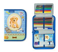 Herlitz Federtasche mit Gravur "Pretty Pets" / Federmappe / Schüleretui / 19teilig / Hund