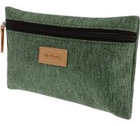 Herlitz GREENline Weiches Federmäppchen Polyester Grün - Grau (50039142)