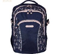 Herlitz Grundschulrucksack Ultimate - 24 Liter, leer - Blossom Blau, 1 Stück