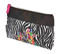 Herlitz Schüleretui Faulenzer flach Polyester 220x25mm Wild Neon