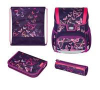 herlitz 50037360 Schulranzen Loop Plus, Butterflies, 1 Stück