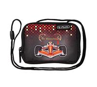 Herlitz Kinder Brustbeutel / Geldbörse / Geldbeutel / "Rennauto" / mit Gravur