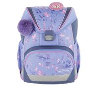 Herlitz® Kinder Schulranzen Ultralight Butterfly Paradise | Schulrucksack 1-Becken | Schülerorganisation Kinder | Steifer Rücken | Schultasche im Rücken | Strapazierfähiger 15l 800g | Kl. 1-3,
