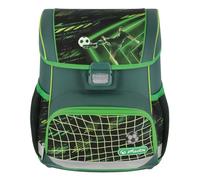 Herlitz Loop Game Changer Schulranzen, Rucksack für Kinder, Schulrucksack 17L, Kinderrucksack, Leicht Schultasche für Jungen, Reflexmaterial, Schnallenverschluss, Ergonomische Form, Grün