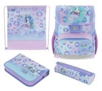 Herlitz Loop Plus Mystic Mermaid Schulranzen-Set Junge/Mädchen Polyester Blau, Grün, Pink