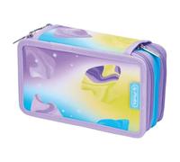Herlitz Mäppchen 3-Fach mit Zubehör, Kinder Tasche für Schulutensilien, Funktionelles Utensilien Set für Schüler, Little Monster