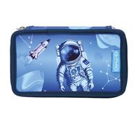 Herlitz Mäppchen 3-Fach mit Zubehör, Kinder Tasche für Schulutensilien, Funktionelles Utensilien-Set für Schüler, Cosmic Explorer