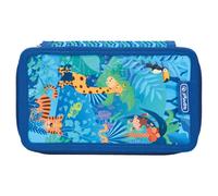 Herlitz Mäppchen 3-Fach mit Zubehör, Kinder Tasche für Schulutensilien, Funktionelles Utensilien Set für Schüler, Jungle Safari