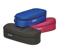 herlitz Schlamper-Etui, aus Nylon, 3 Farben sortiert