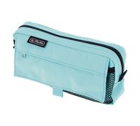 herlitz Schlamper-Etui mit Netztasche "Pastell Mix" aus Polyester, großes Hauptfach, 1 Netztasche mit - 3 Stück (400205926)