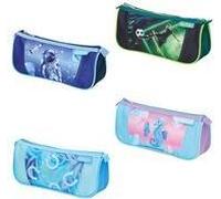 herlitz Schlamper-Etui Sport "Mix" aus Polyester, 1 Hauptfach mit Reißverschluss, - 4 Stück (400197548)