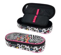 Herlitz Schlampermäppchen »Wild Neon« schwarz / weiß / pink schwarz, 21.5x6x9.5 cm