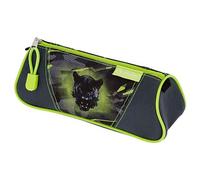 herlitz Schlampermäppchen Wild Panther anthrazit, grün, 21,5 x 7,0 cm St.