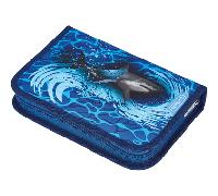 Herlitz Schüleretui 31-teilig Polyester BxHxT 205x38x140mm Blue Shark
