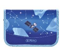 Herlitz Schüleretui Cosmic Explorer – 31-teilig, klappbar mit zwei Klappen