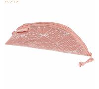 Herlitz 50038602 Etui Weiches Federmäppchen Baumwolle - Kunstleder (PU) Pink - Weiß (50038602)