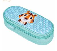 Herlitz Schüleretui Faulenzer Cute Animals Tiger Polyester BxHxT 215x60x95mm