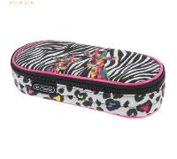 Herlitz Schüleretui Faulenzer Polyester 215x95mm Wild Neon