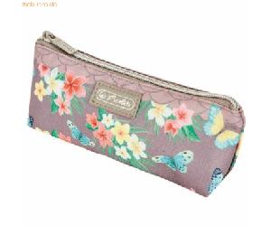 Herlitz Schüleretui Faulenzer Schiffchen Ladylike Polyester 215x50mm Butterflies