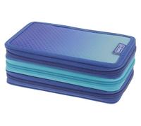 Herlitz Schüleretui TriCase 31-teilig Dip Dye Blue/Turquoise