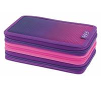 Herlitz Schüleretui TriCase 31-teilig Dip Dye Pink/Purple