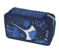 Herlitz Schüleretui TriCase 31 tlg. Polyester 190x70mm Deep Ocean